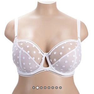White balcony bra 36L  NWT